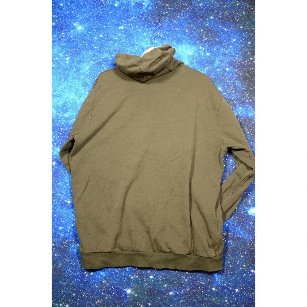 Polo Ralph Lauren Hoodie Mens XL Green Full Zip Sweatshirt Logo Pony Embroidered